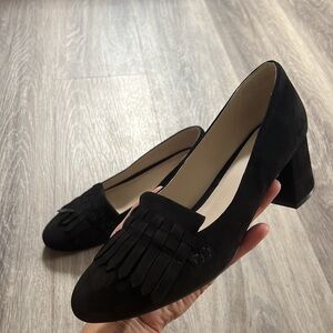 Cole Haan Signature Women’s Suede Mabel Grand Pump in Black Business casual 9B
